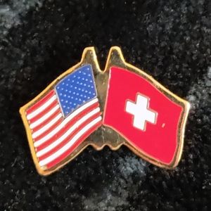 Vintage American Flag/Goodwill Lapel pin